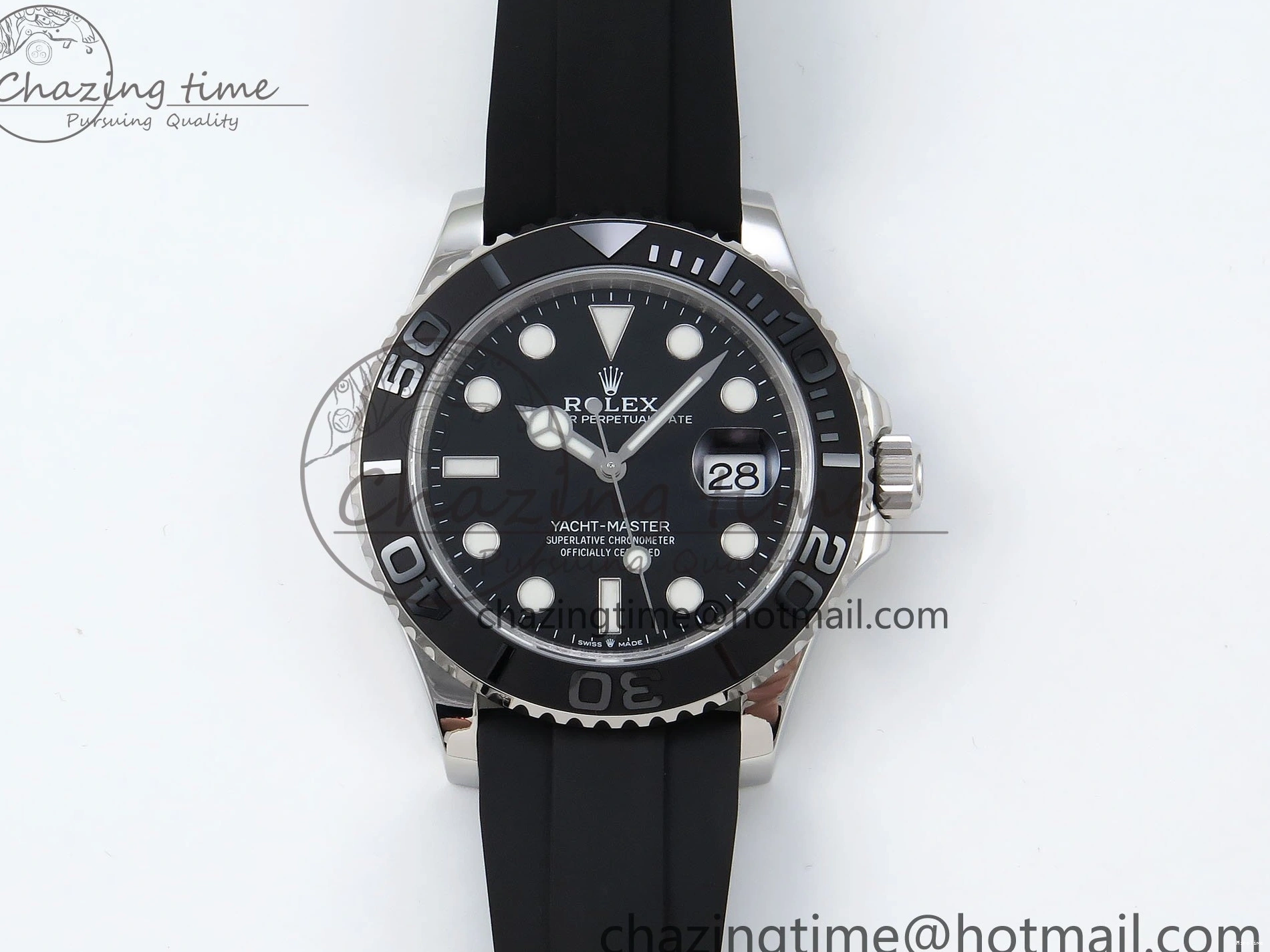 MiroTime 0524 Cozy Yacht-Master 42mm 226659 TEDF 1:1 Best Edition 3D Black Ceramic Bezel on Oysterflex Strap VS3235 (Gain Weight) 1675